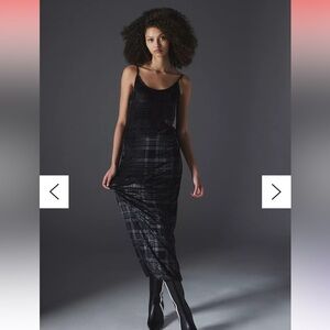 Silence + Noise Sage Velvet Maxi Dress, Urban Outfitters; NWT; Sold out at store